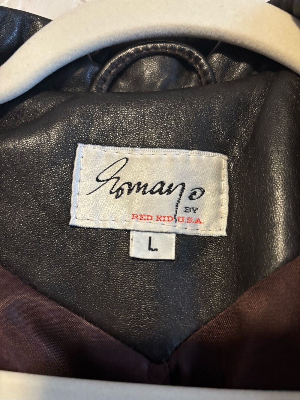 Romano Men's Black long Leather Jacket